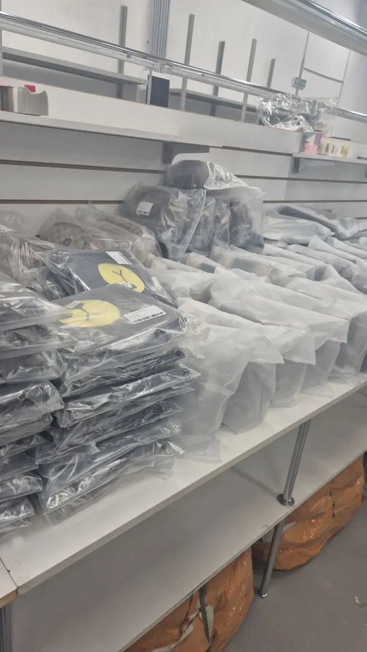 Упаковка товара(лонгслив) 1500 единиц